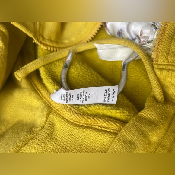 ALO Yoga Mustard Yellow Women's Hoodie sweater large - Picture 10 of 11